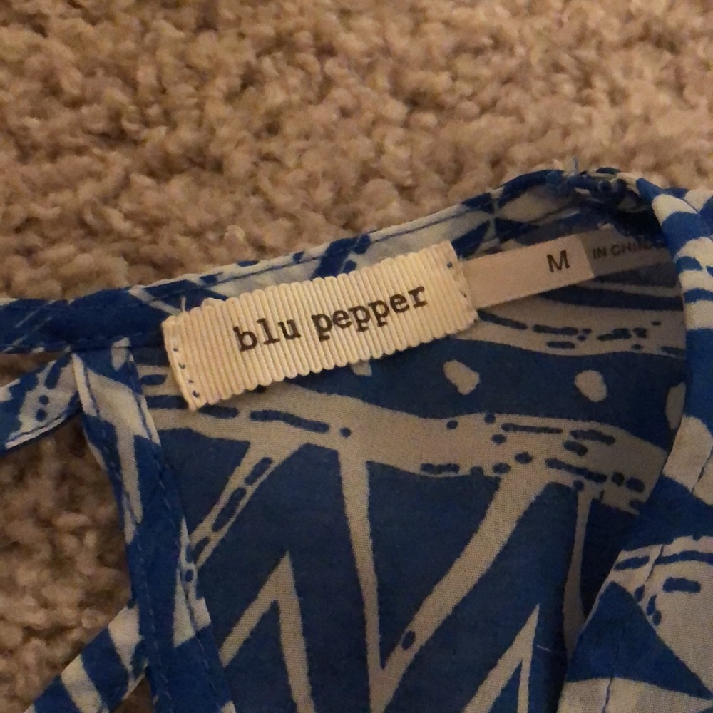 Blue Patterned blouse - Picture 2 of 2